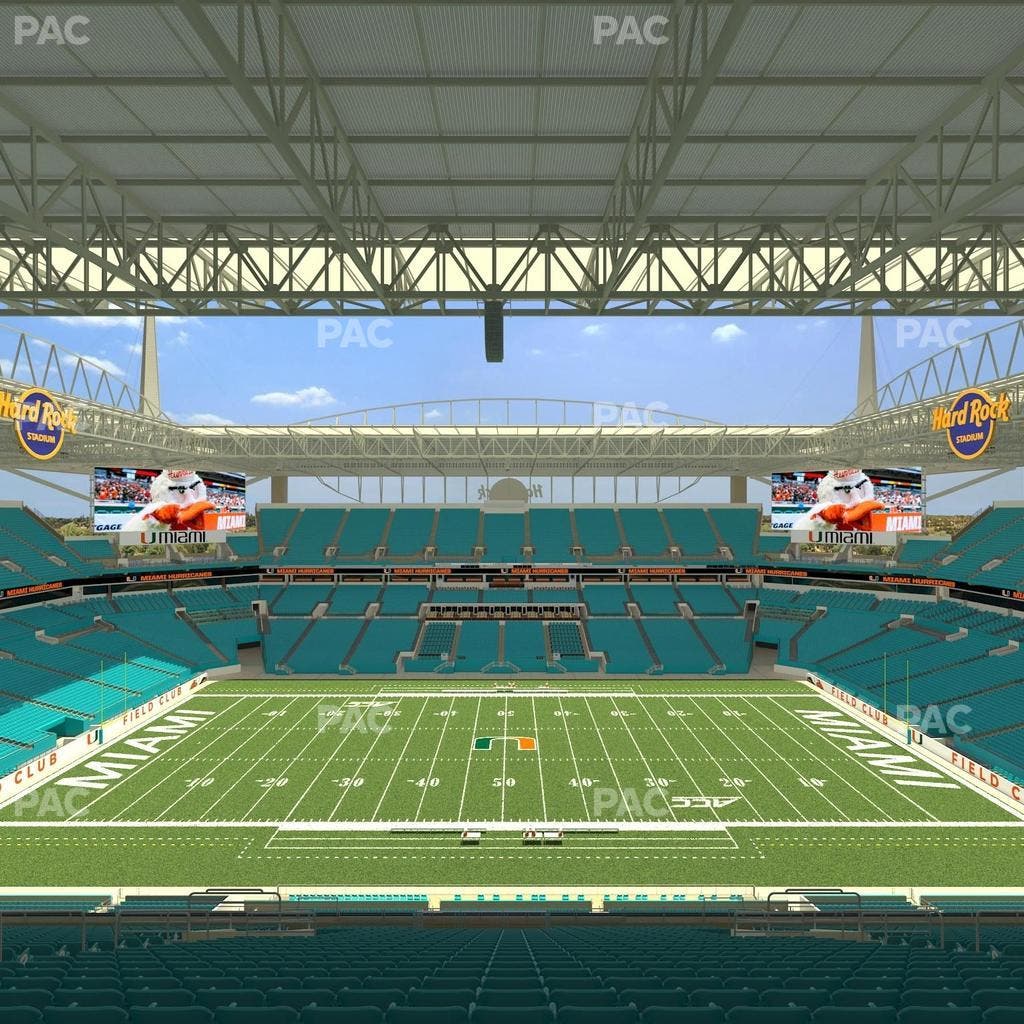 Hard Rock Stadium - Section 318 Seat View