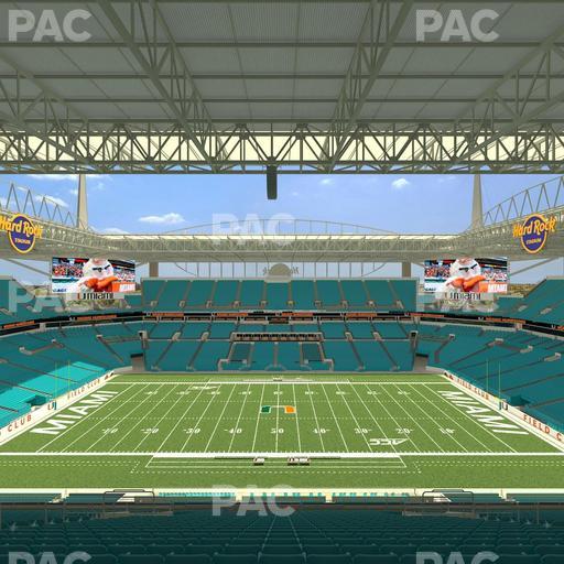 Hard Rock Stadium - Section 318 Seat View