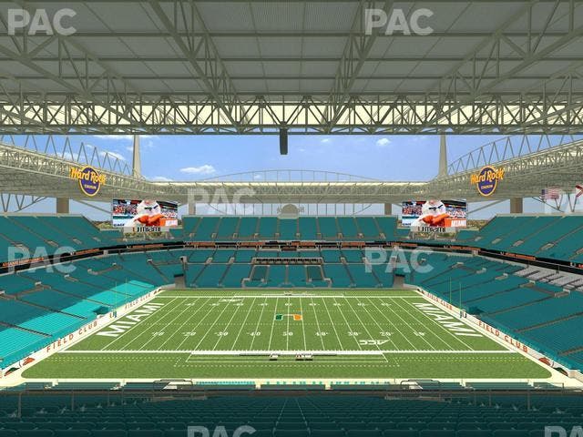 Hard Rock Stadium - Section 318 Seat View