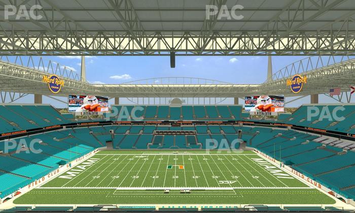 Hard Rock Stadium - Section 318 Seat View