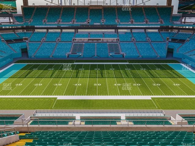 Hard Rock Stadium - Section 318 Seat View