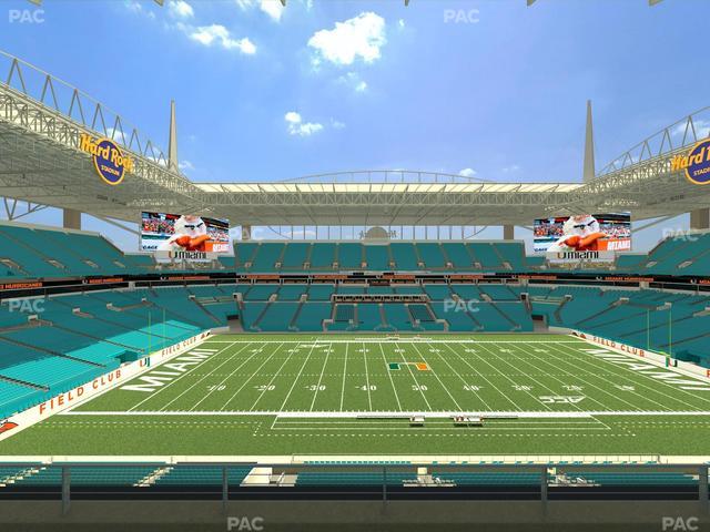 Hard Rock Stadium - Section 319 Seat View