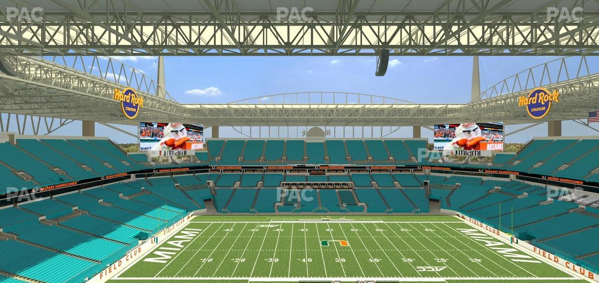 Hard Rock Stadium - Section 319 Seat View