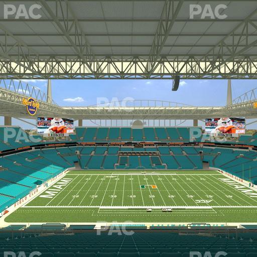 Hard Rock Stadium - Section 319 Seat View
