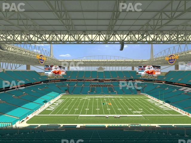Hard Rock Stadium - Section 319 Seat View Hard Rock Stadium - Section 319 Seat View