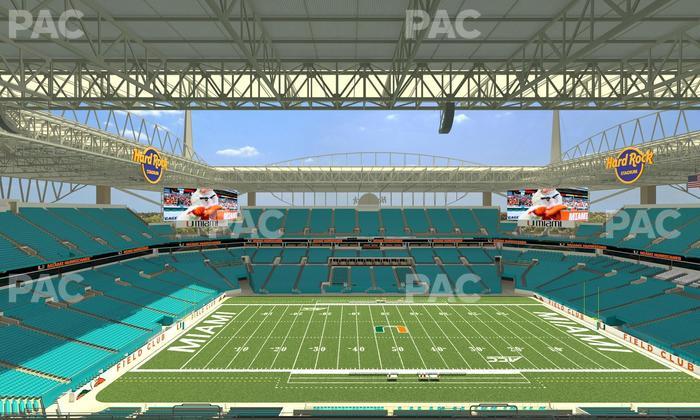 Hard Rock Stadium - Section 319 Seat View