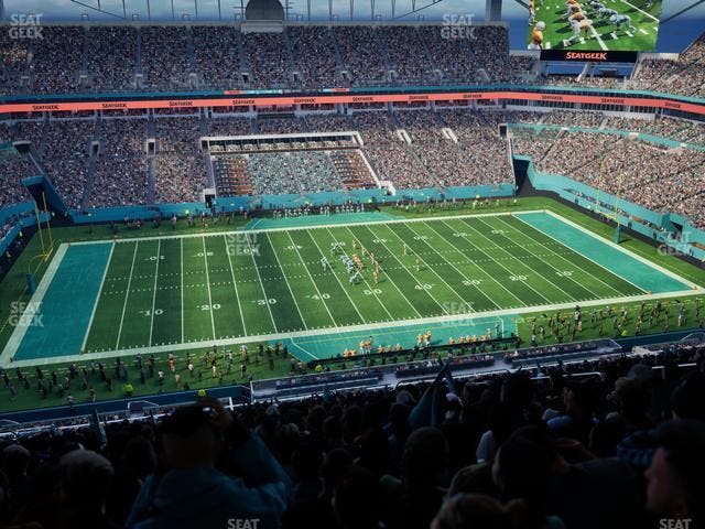 Hard Rock Stadium - Section 320 Seat View
