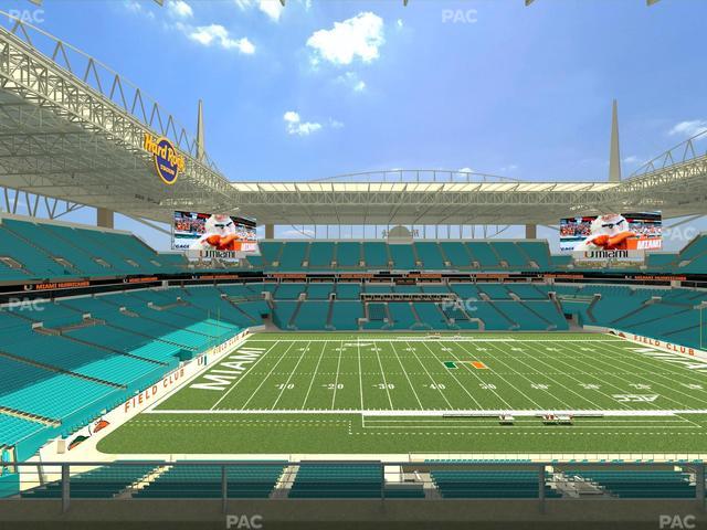 Hard Rock Stadium - Section 320 Seat View