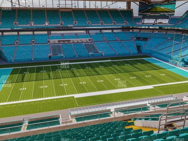 Hard Rock Stadium - Section 320 Seat View