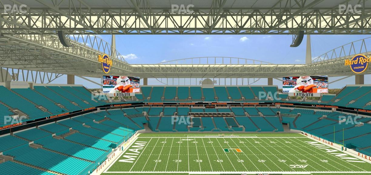 Hard Rock Stadium - Section 320 Seat View