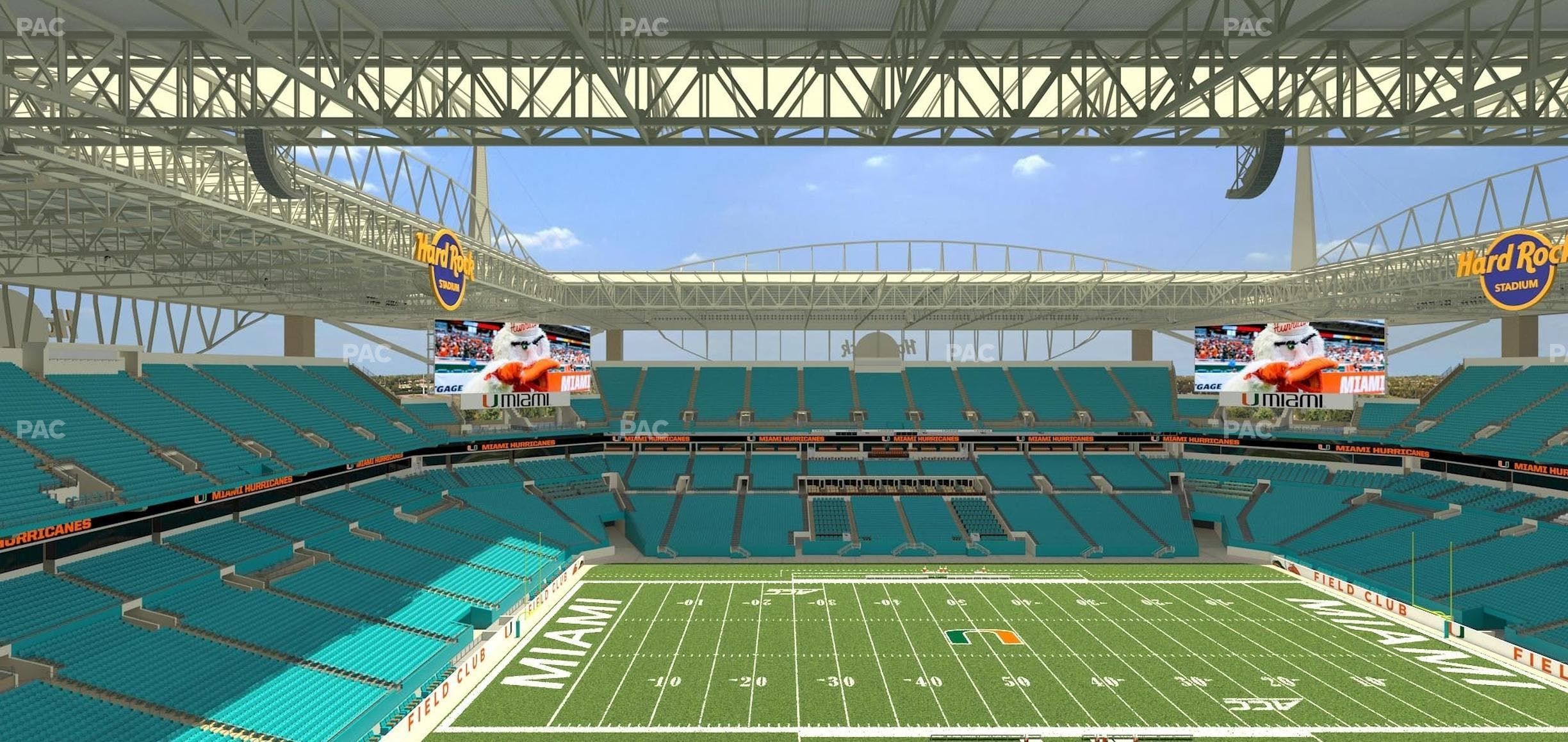 Hard Rock Stadium - Section 320 Seat View