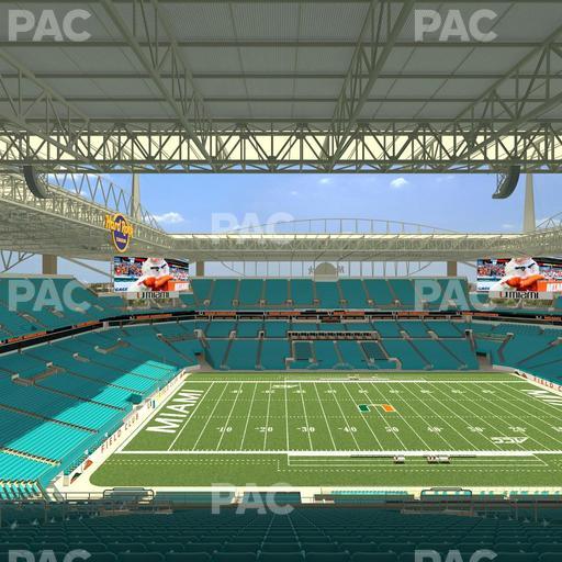 Hard Rock Stadium - Section 320 Seat View