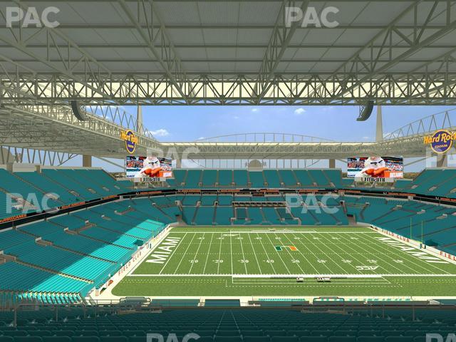 Hard Rock Stadium - Section 320 Seat View Hard Rock Stadium - Section 320 Seat View