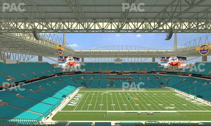 Hard Rock Stadium - Section 320 Seat View