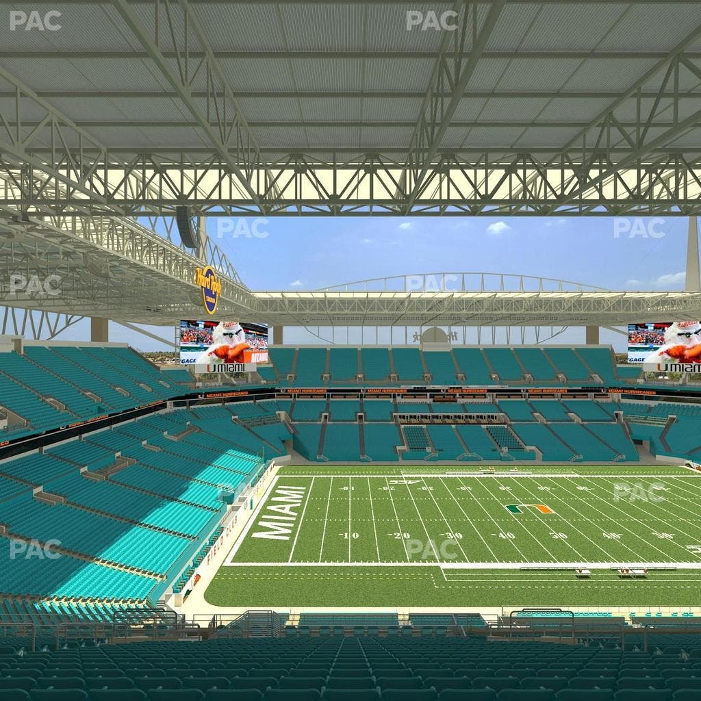 Hard Rock Stadium - Section 321 Seat View