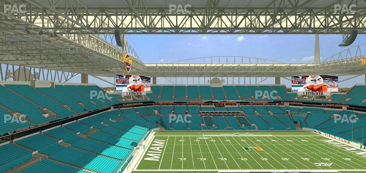 Hard Rock Stadium - Section 321 Seat View