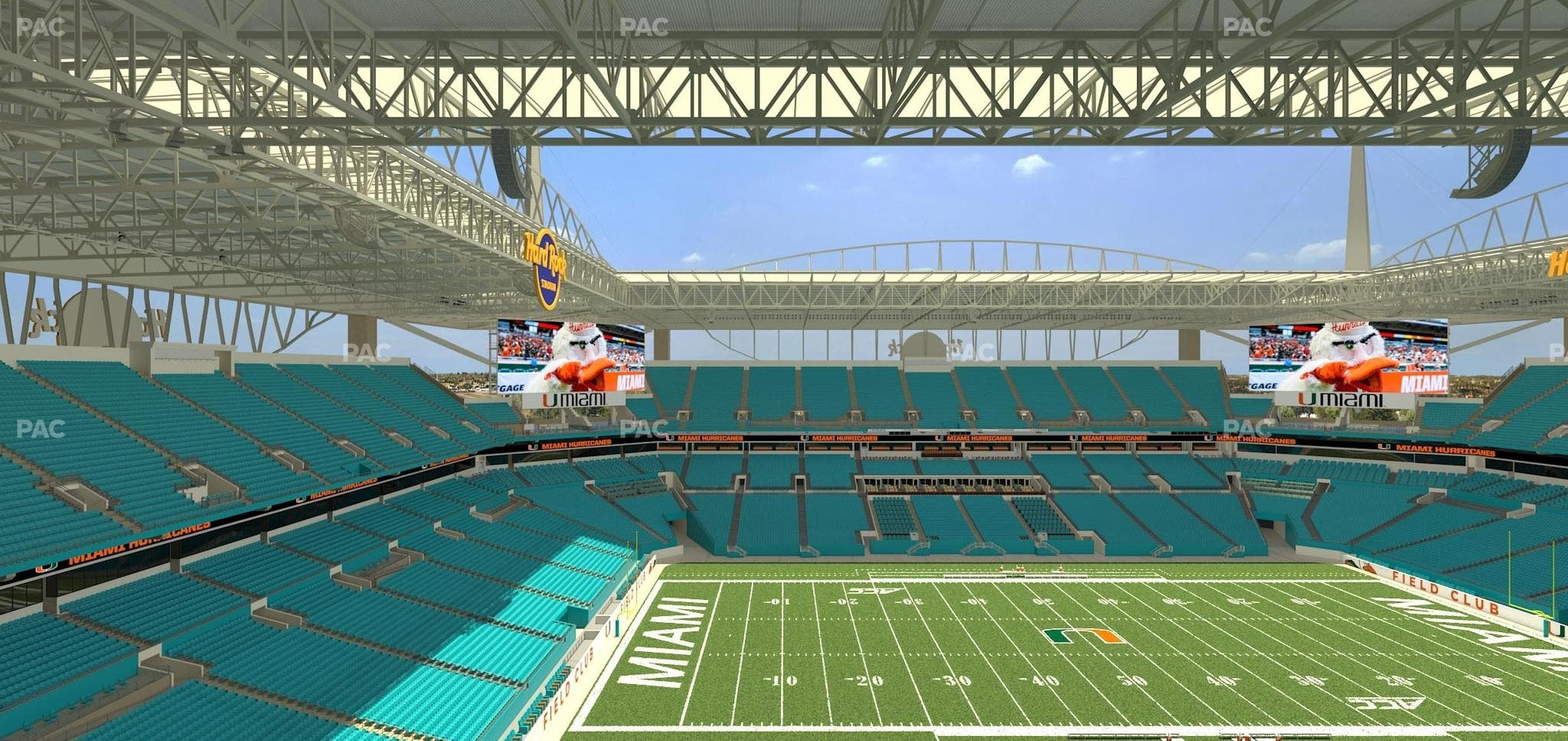Hard Rock Stadium - Section 321 Seat View