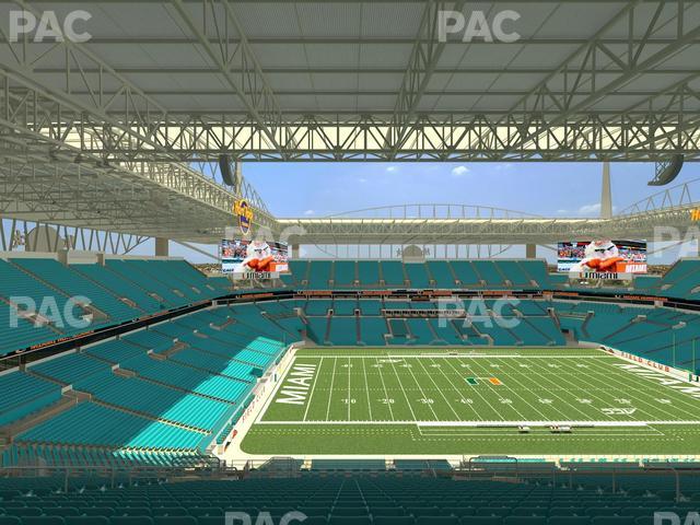 Hard Rock Stadium - Section 321 Seat View Hard Rock Stadium - Section 321 Seat View