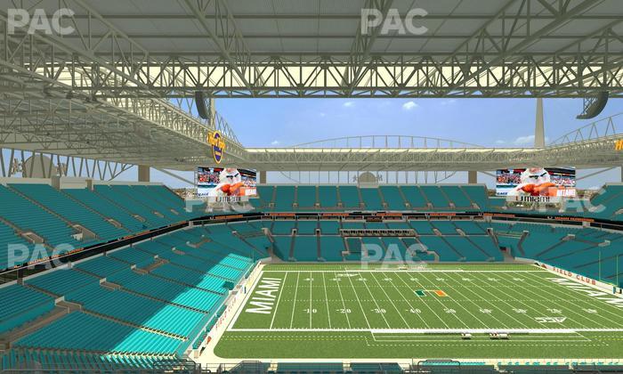 Hard Rock Stadium - Section 321 Seat View