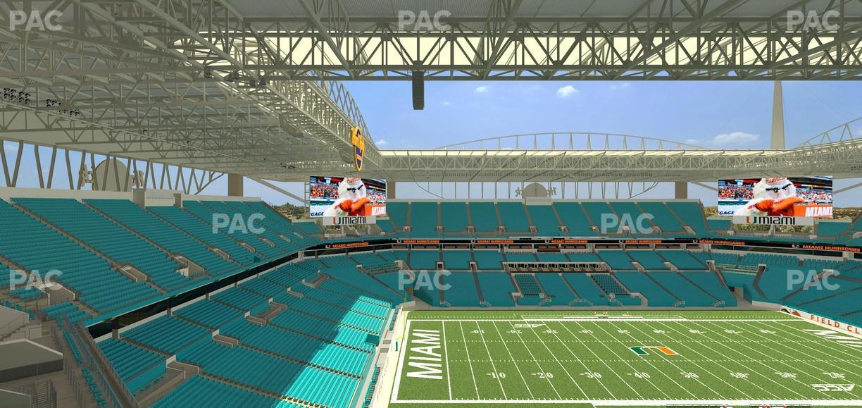 Hard Rock Stadium - Section 322 Seat View