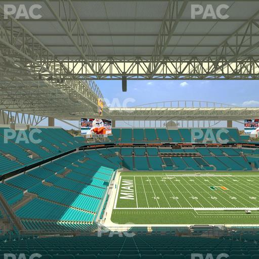 Hard Rock Stadium - Section 322 Seat View