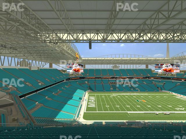 Hard Rock Stadium - Section 322 Seat View Hard Rock Stadium - Section 322 Seat View