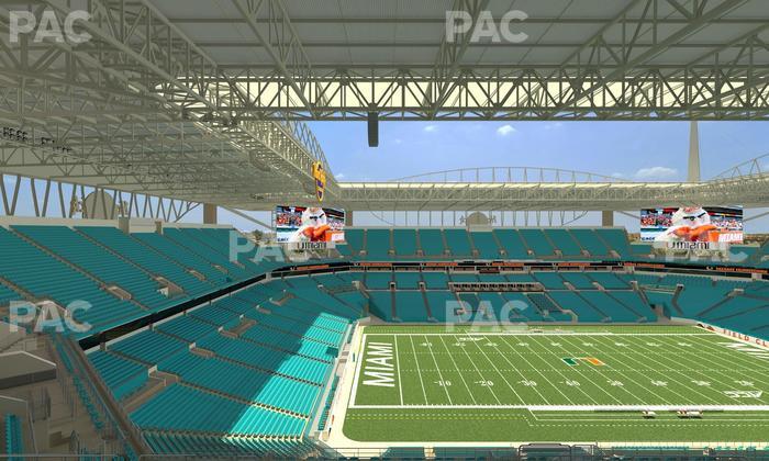 Hard Rock Stadium - Section 322 Seat View