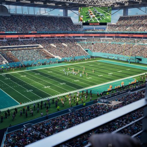Hard Rock Stadium - Section 323 Seat View