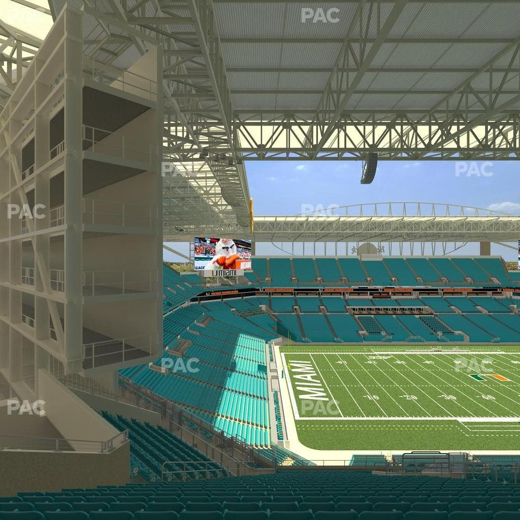 Hard Rock Stadium - Section 323 Seat View