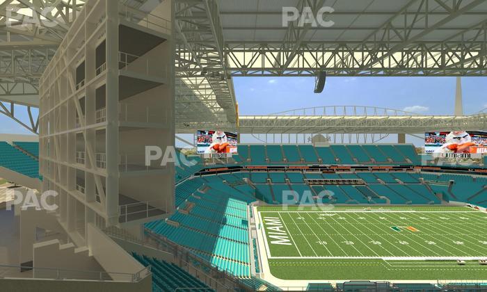 Hard Rock Stadium - Section 323 Seat View