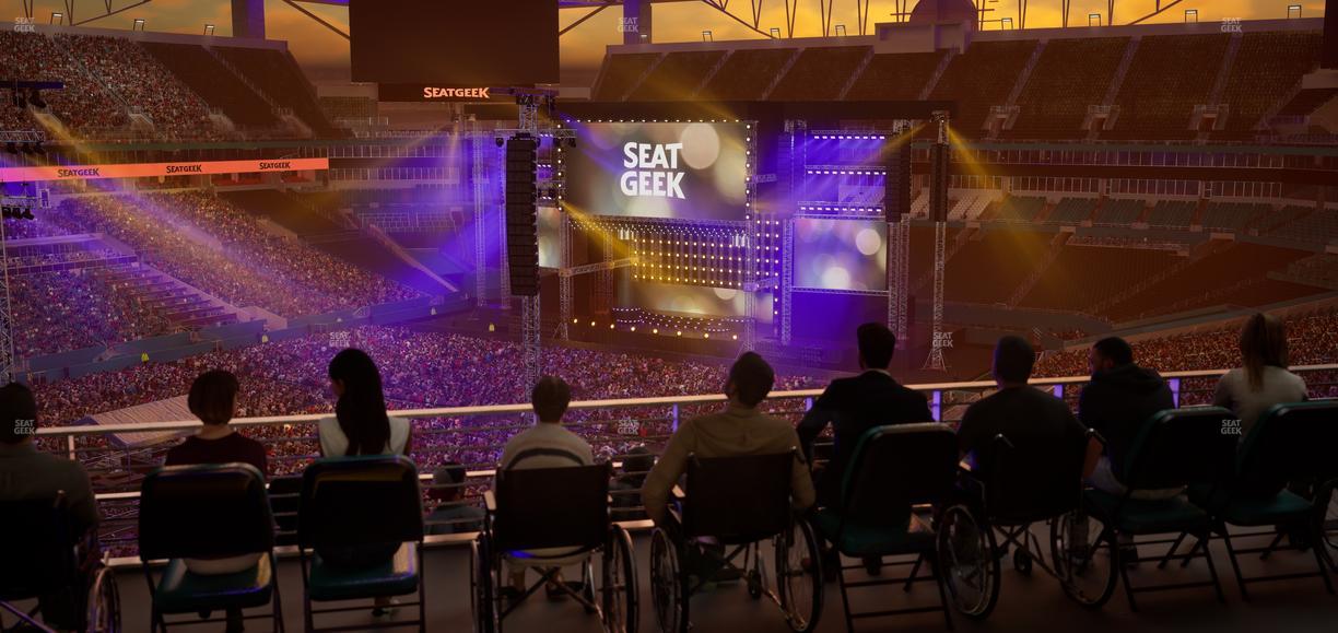 Hard Rock Stadium - Section 325 Corner Suite Seat View