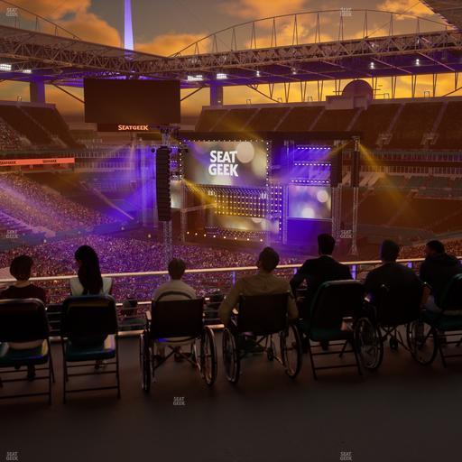 Hard Rock Stadium - Section 325 Corner Suite Seat View