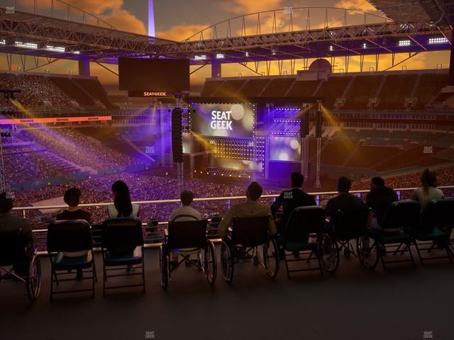 Hard Rock Stadium - Section 325 Corner Suite Seat View