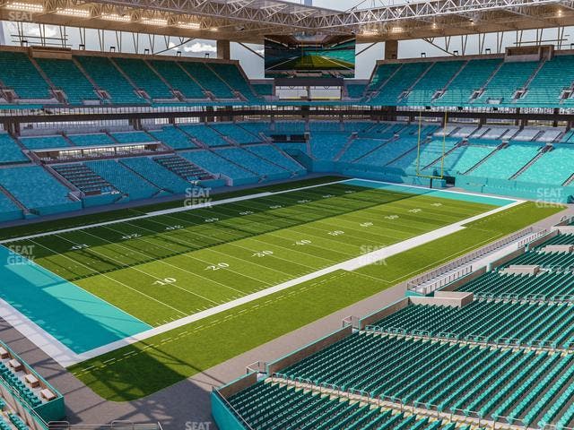 Hard Rock Stadium - Section 325 Patio Terrace Seat View