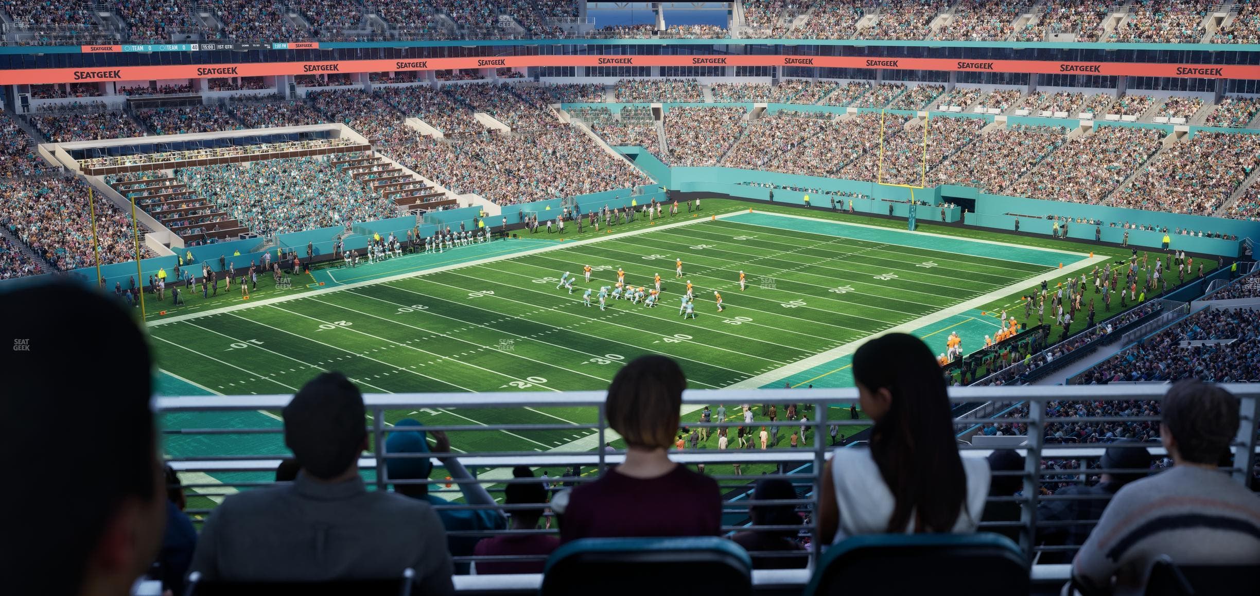 Hard Rock Stadium - Section 325 Patio Terrace Seat View
