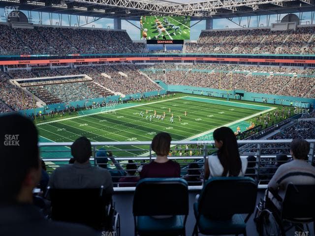 Hard Rock Stadium - Section 325 Patio Terrace Seat View