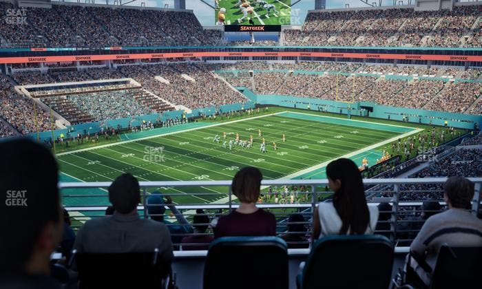 Hard Rock Stadium - Section 325 Patio Terrace Seat View