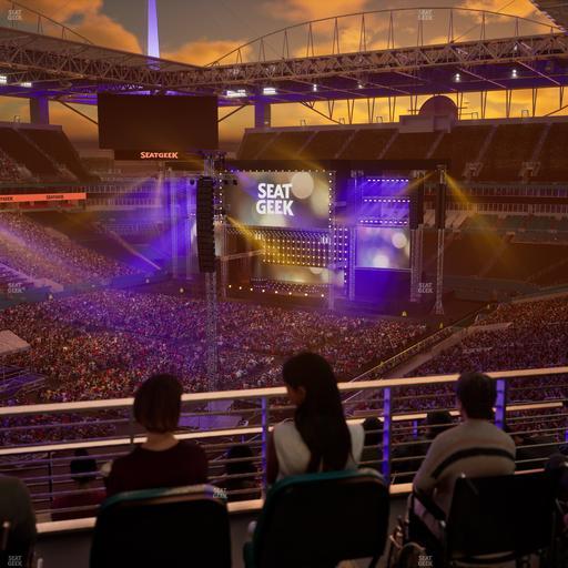 Hard Rock Stadium - Section 325 Patio Terrace Seat View