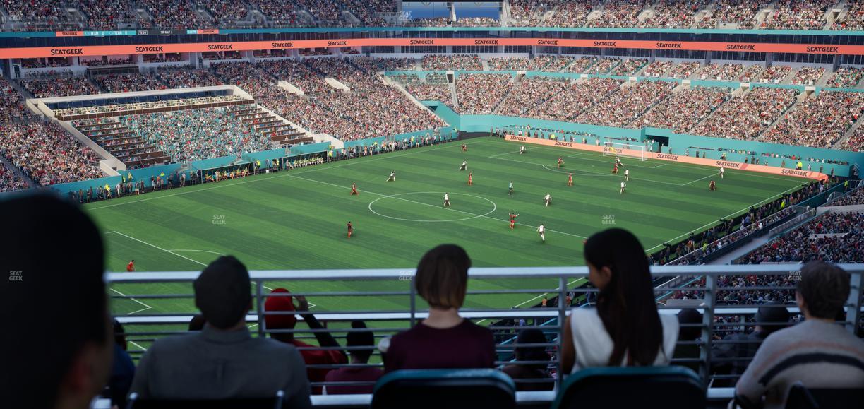 Hard Rock Stadium - Section 325 Patio Terrace Seat View