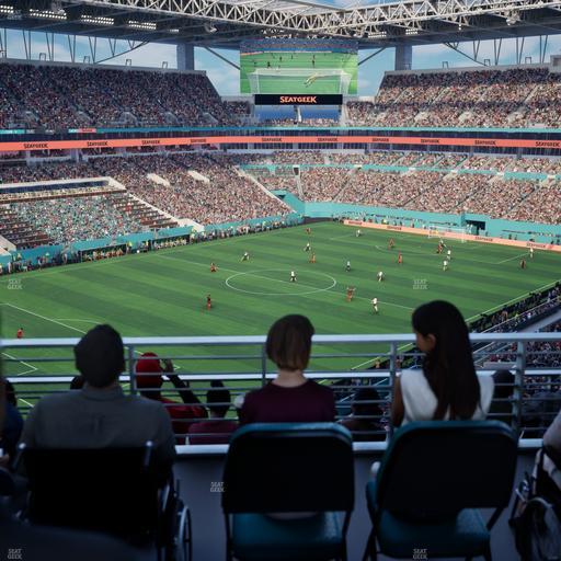 Hard Rock Stadium - Section 325 Patio Terrace Seat View