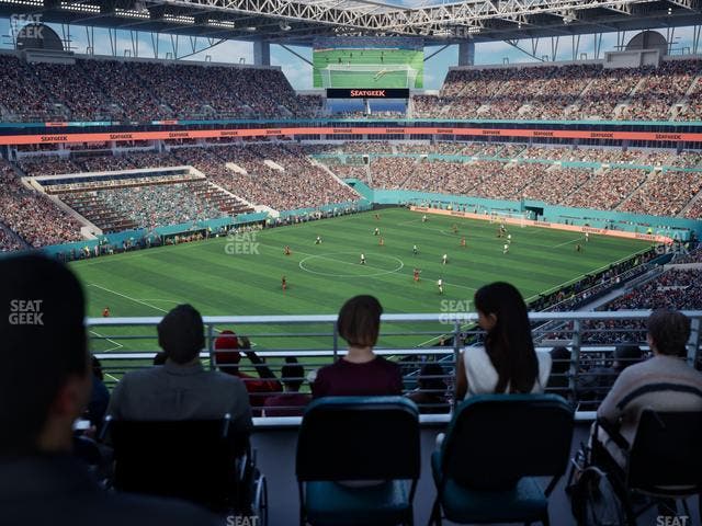 Hard Rock Stadium - Section 325 Patio Terrace Seat View