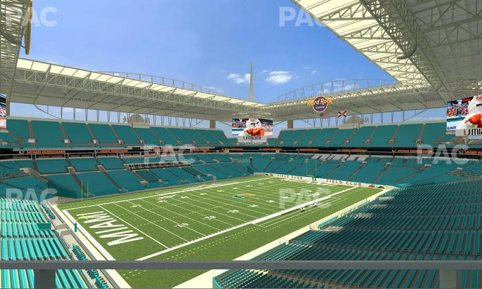 Hard Rock Stadium - Section 325 Seat View