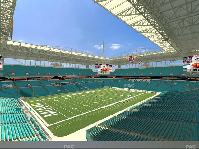 Hard Rock Stadium - Section 325 Seat View