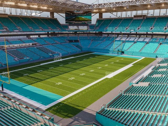 Hard Rock Stadium - Section 326 Corner Suite Seat View
