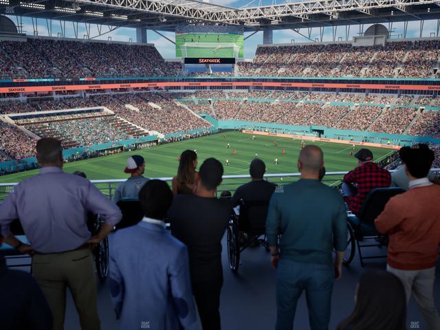 Hard Rock Stadium - Section 326 Corner Suite Seat View Hard Rock Stadium - Section 326 Corner Suite Seat View
