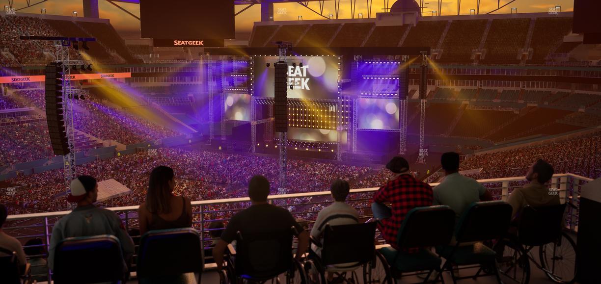 Hard Rock Stadium - Section 326 Corner Suite Seat View