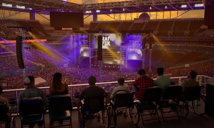 Hard Rock Stadium - Section 326 Corner Suite Seat View