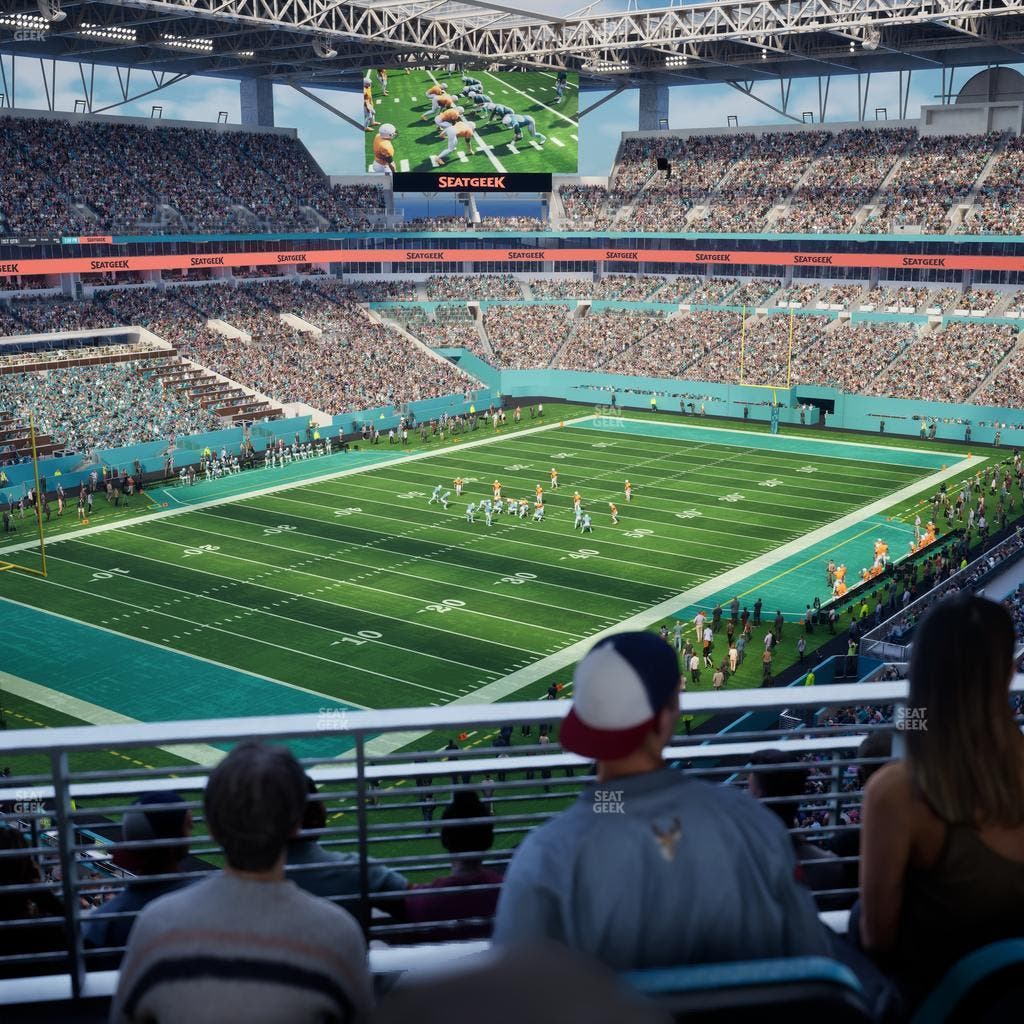 Hard Rock Stadium - Section 326 Patio Terrace Seat View