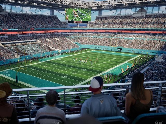 Hard Rock Stadium - Section 326 Patio Terrace Seat View