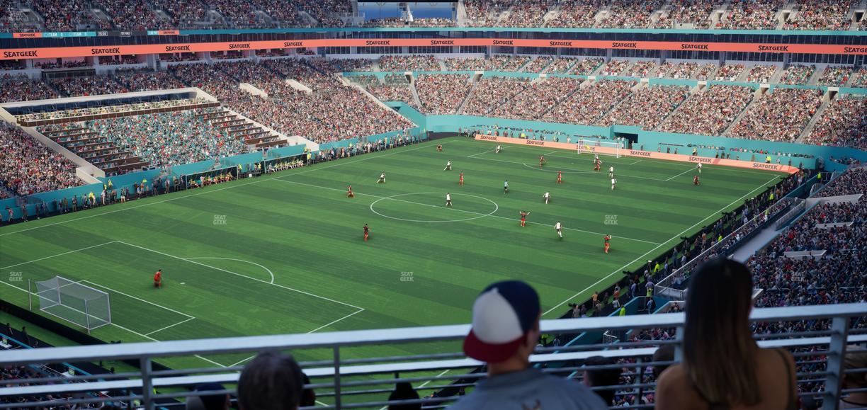 Hard Rock Stadium - Section 326 Patio Terrace Seat View